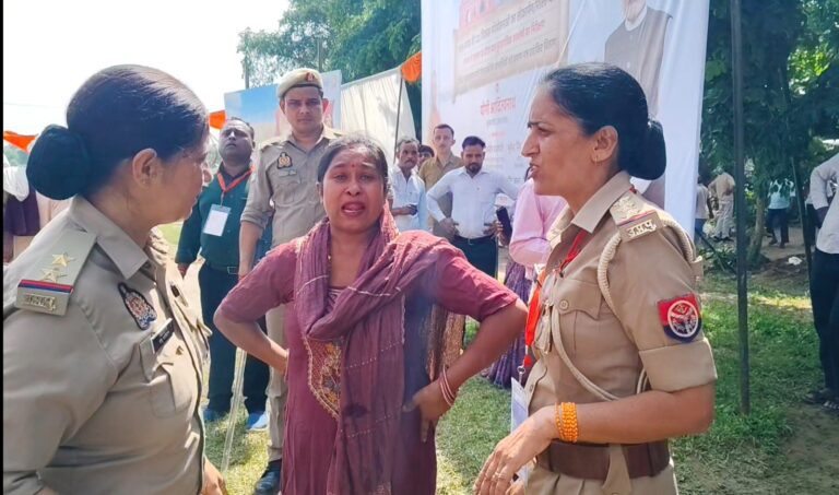 CM Visit in Sambhal-viral video