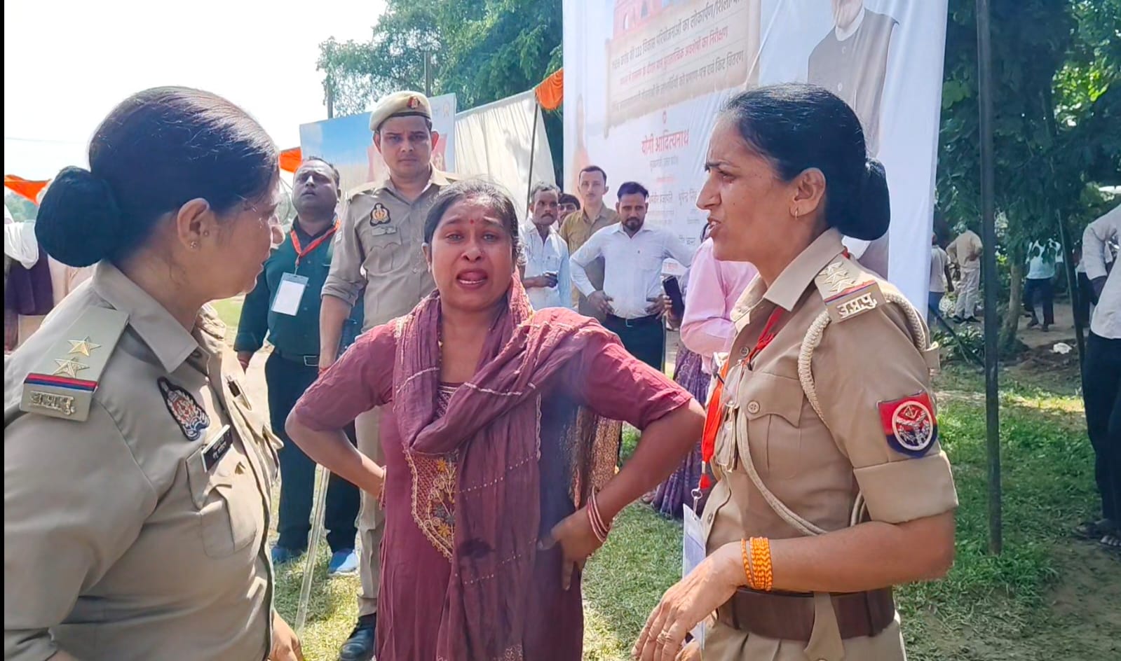 CM Visit in Sambhal-viral video