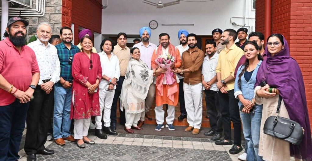 Punjabi Actors Met CM Saini.