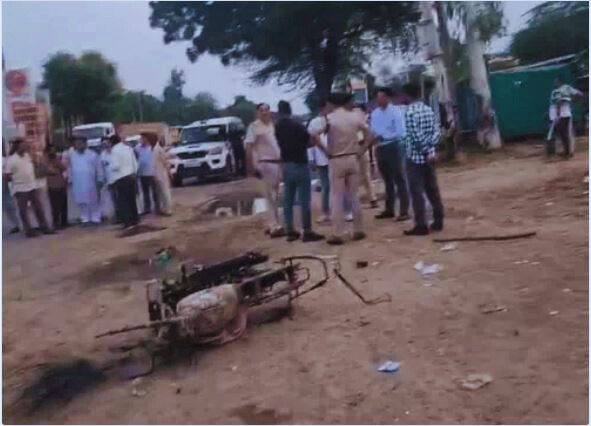 Nuh Me Bhadki Hinsa.