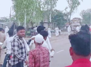 Nuh Me Bhadki Hinsa.