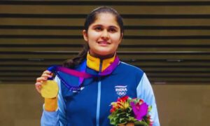 Manu Bhaker Won Bronze Medal.