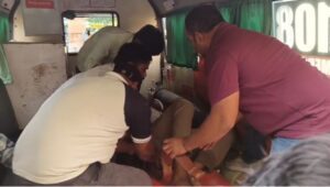 Ghazipur Police Vehilce Accident.