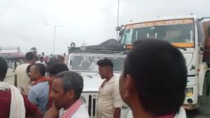 Ghazipur Police Vehilce Accident.