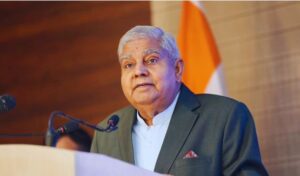 Former VP Jagdeep Dhankhar.