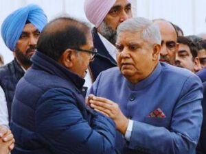 Former VP Jagdeep Dhankhar.