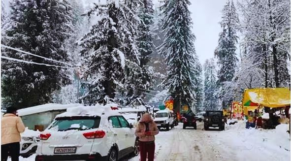 First Snowfall In Dharamshala.