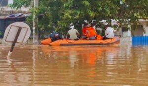 CM Saini Visit Flood Area.