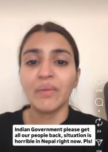 Girls Trapped In Nepal Riots.