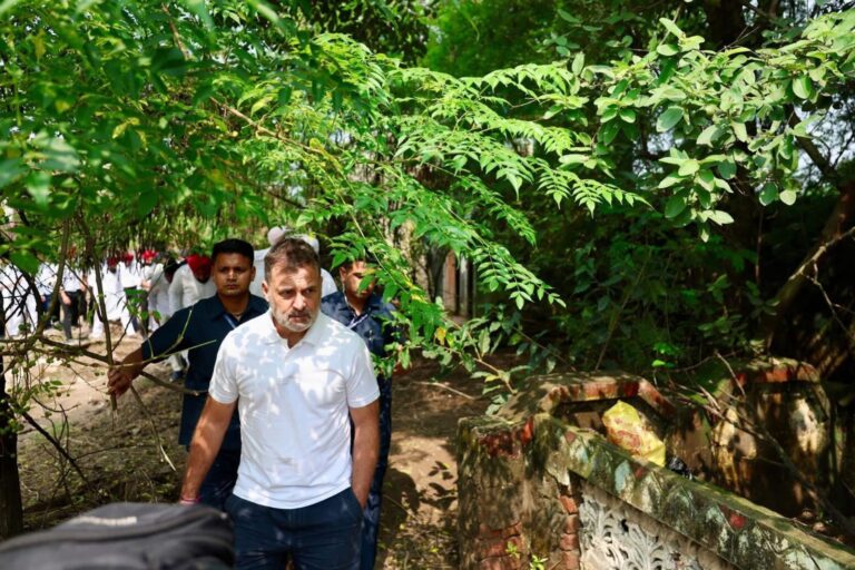 Rahul Gandhi Punjab Flood Visit.