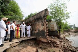 Rahul Gandhi Punjab Flood Visit.