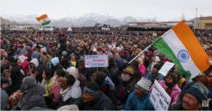 Violent Protest In Leh Ladakh.