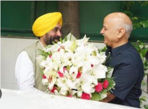 Haryana CM Met Punjab CM.