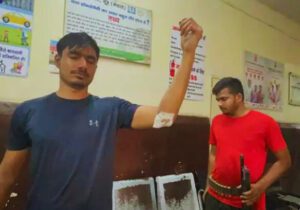 Nuh Stone Pelting On Police.