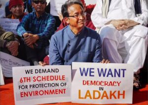 Violent Protest In Leh Ladakh.