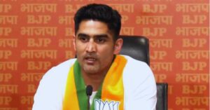 Boxer Vijender Met CM Saini.