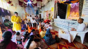 Noida Iskcon Goverdhan Pooja.