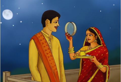 Karwa Chauth Husband Burnt Wife.