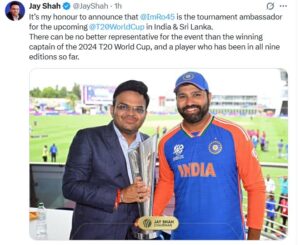 T20 WC 2026 का शेड्यूल जारी, Rohit Sharma को मिली बड़ी जिम्मेदारी !