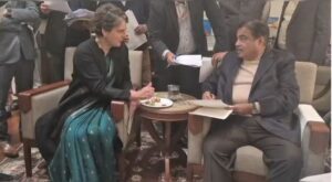 Priyanka Met Nitin Gadkari. 