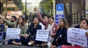 Kuldeep Sengar Bail Protest. 