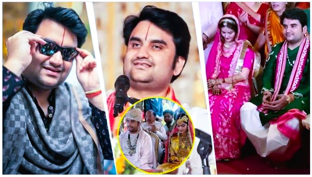 कथावाचक Indresh Upadhyay और शिप्रा की शादी की पहली तस्वीर सामने आई !