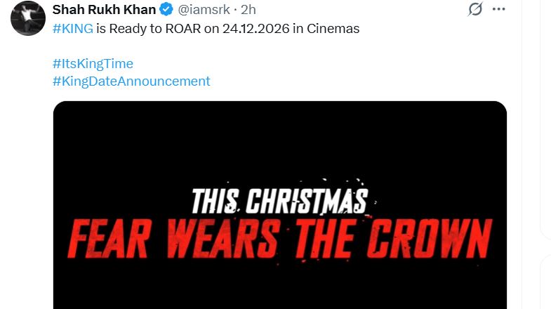 Shah Rukh Khan's KING release date: क्रिसमस से न्यू ईयर तक चलेगा शाहरुख खान का राज, 11 दिन में रिकॉर्डतोड़ कमाई का पूरा मौका!