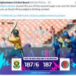 Double Super Over Thriller: T 20 WC के इतिहास के सबसे रोमांचक मुकाबले में हार कर भी जीत गया Afghanistan