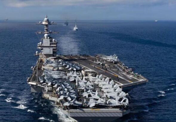 Middle East में जंग लड़ने गई Trump की सेना ‘पॉटी वॉर’ में उलझी, US वॉरशिप USS Gerald R. Ford पर टॉयलेट संकट से मचा बवाल !